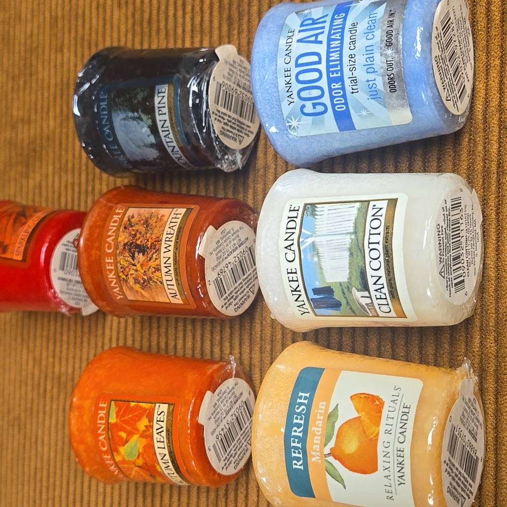 Yankee Candle Votives - 7 Assorted Scents.  Unopened. - Picture 2 of 2